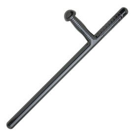Monadnock 24" 1000 PR-24-STS Side Handle Baton in Black has a grenade grip for easy handling